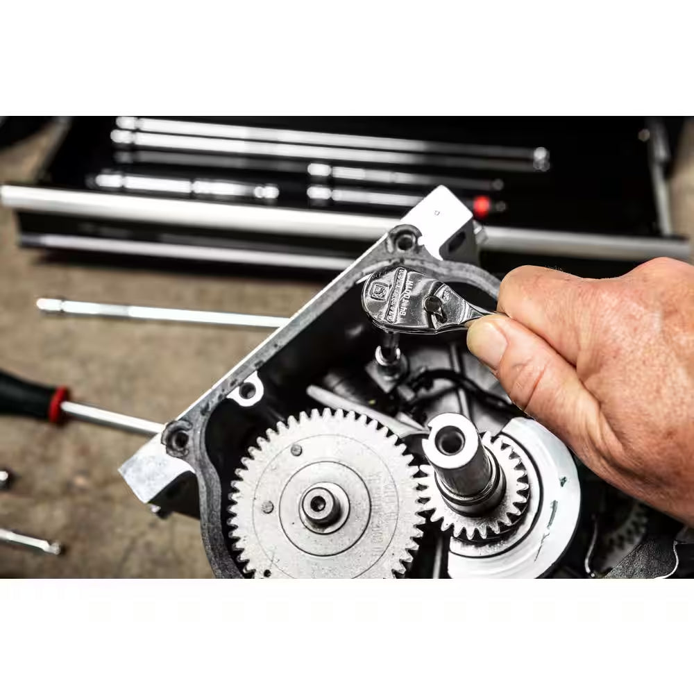 1/4 In. Drive 84-Tooth Ratchet and Drive Tool Accessory Set (18-Piece)