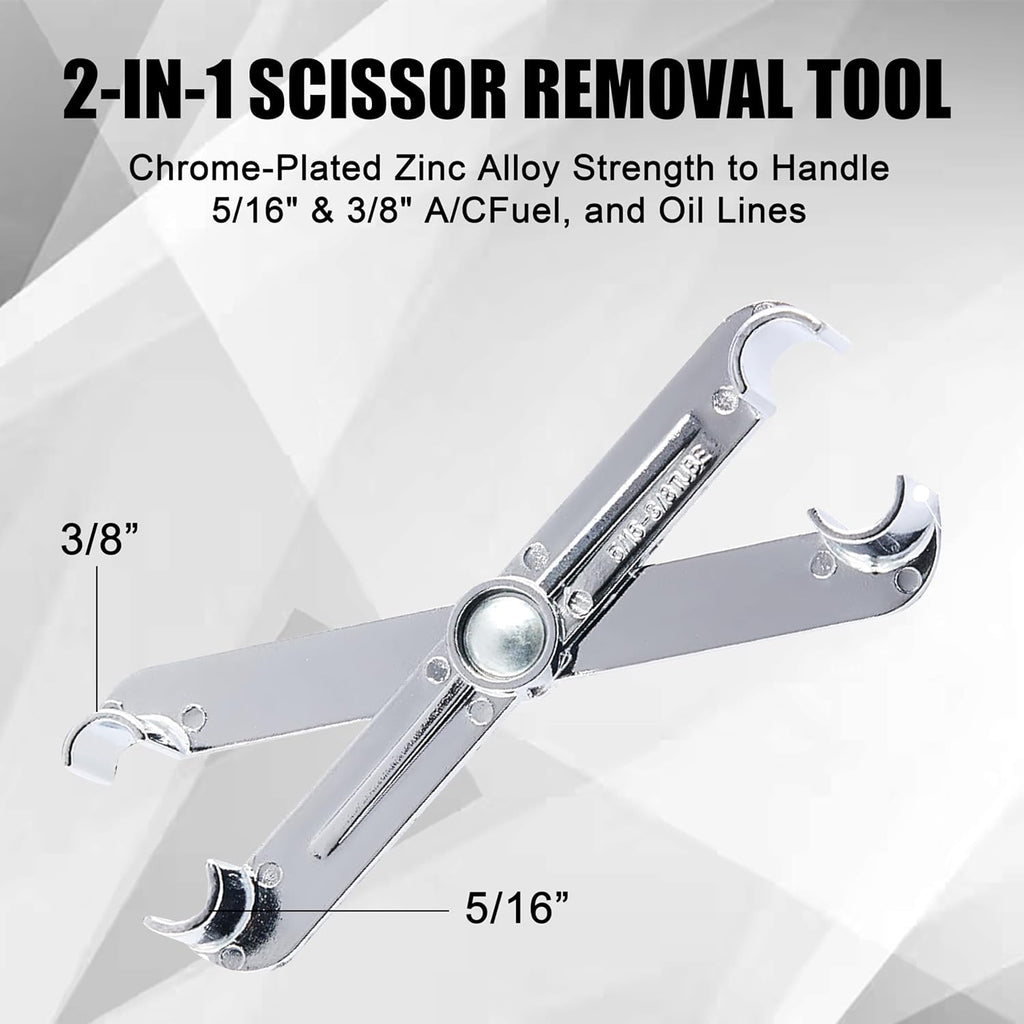 Fuel Line Disconnect Tool Set 22Pcs Master Quick Disconnect Tool Kit for Auto...