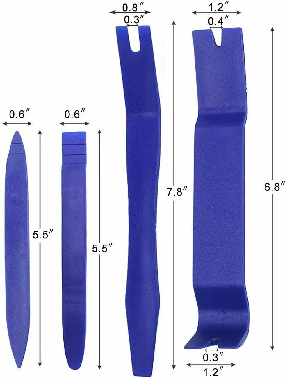 5Pcs Car Trim Removal Tool Kit Set Door Panel Fastener Auto Dashboard Plastic Car Disassembly Tools Automotive Tools