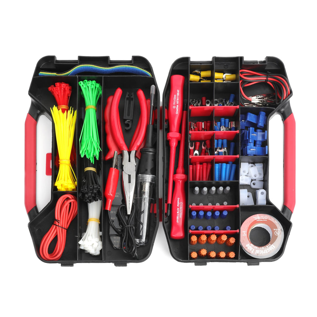 399-Piece Auto Electrical Repair Kit, Universal Fit
