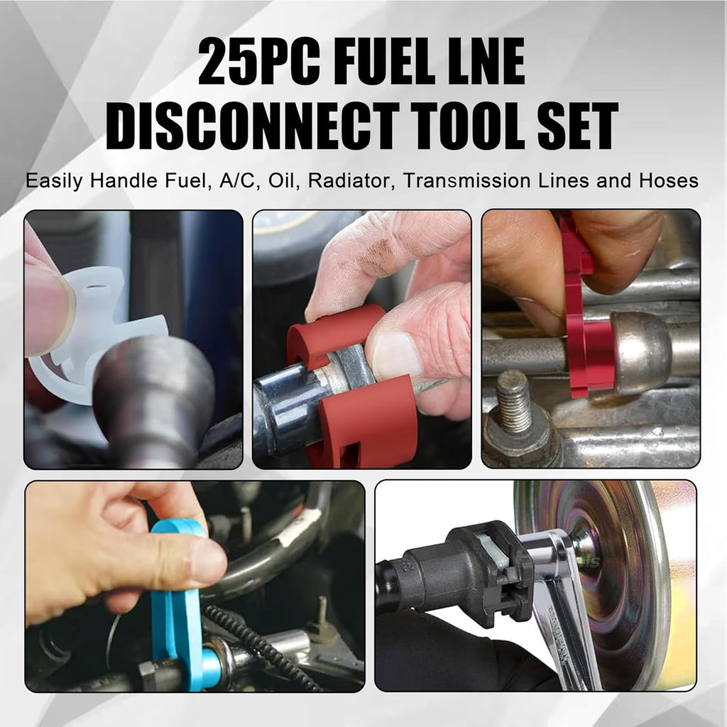 Fuel Line Disconnect Tool Set 22Pcs Master Quick Disconnect Tool Kit for Auto...