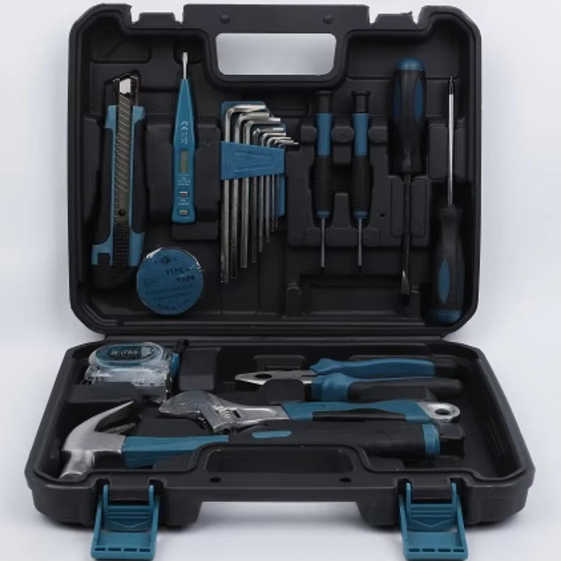 19-160PCS Electric Drill Power Tool Sets Multifunctional Home Repair Combination Screwdriver Pliers Automotive Tools Toolbox Set